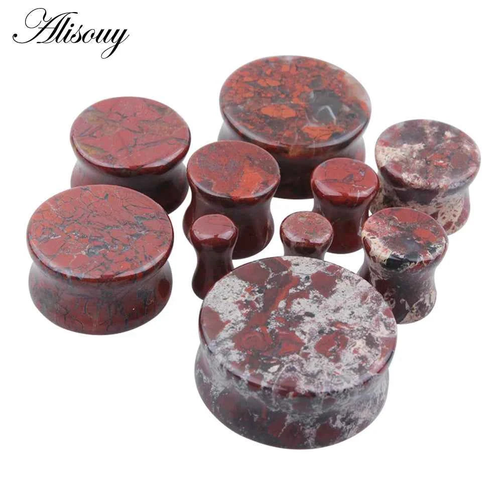 1PC Stone Ear Plugs Gauges Earrings Women Men Ear Plug Flesh Tunnel Piercing Expander Ear Stretcher Body Piercing Jewelry - Pedlar's Attic