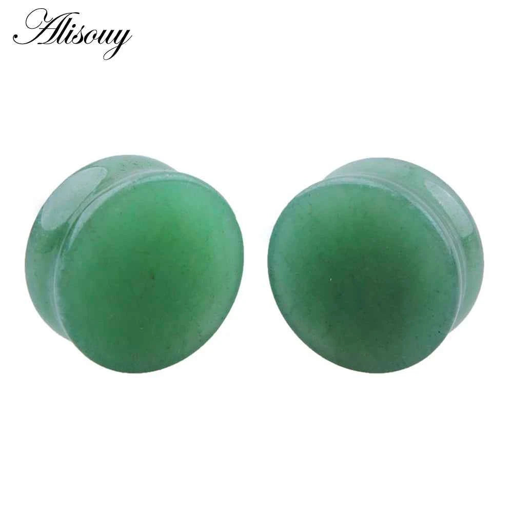 1PC Stone Ear Plugs Gauges Earrings Women Men Ear Plug Flesh Tunnel Piercing Expander Ear Stretcher Body Piercing Jewelry - Pedlar's Attic