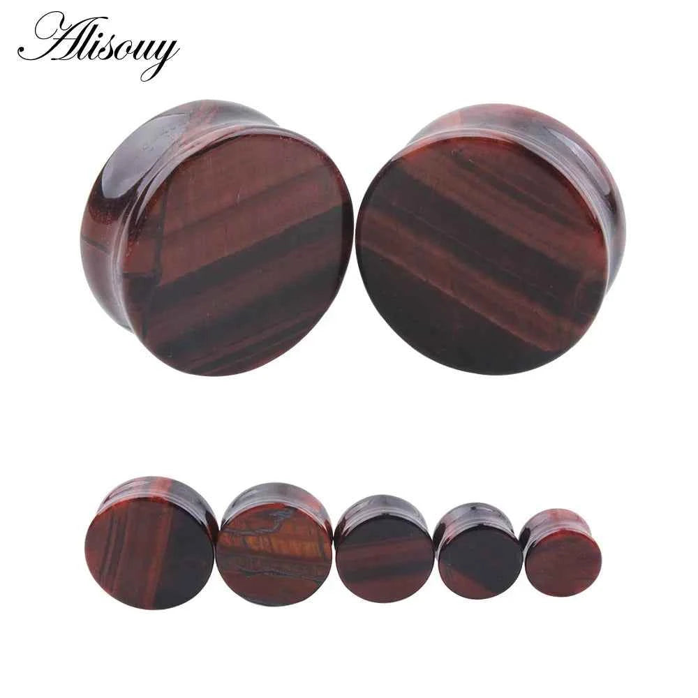 1PC Stone Ear Plugs Gauges Earrings Women Men Ear Plug Flesh Tunnel Piercing Expander Ear Stretcher Body Piercing Jewelry - Pedlar's Attic