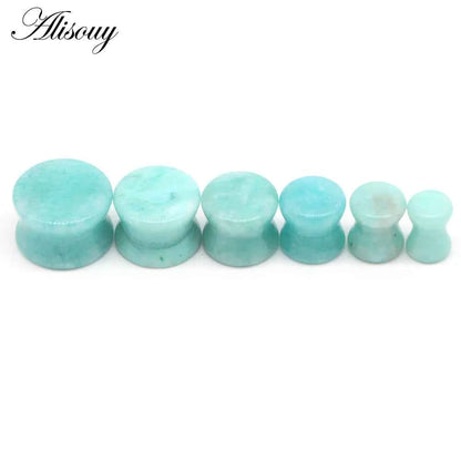 Alisouy 2PCS Natural Organic Stone Ear Plugs - Pedlar's Attic