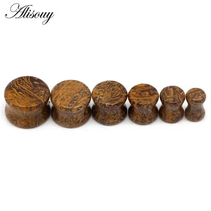 Alisouy 2PCS Natural Organic Stone Ear Plugs - Pedlar's Attic