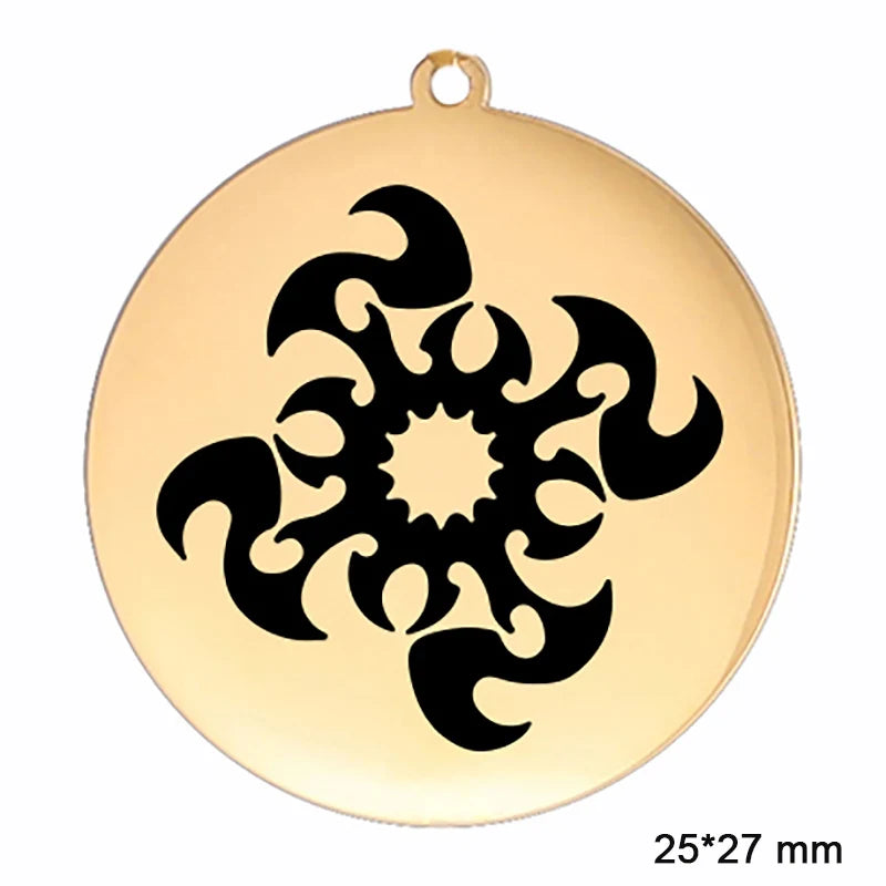 The Kolovrat — Slavic Sun Wheel Pendant