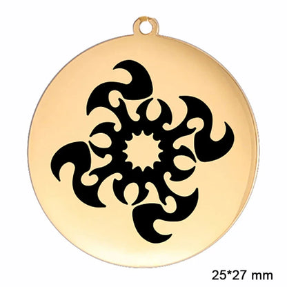 The Kolovrat — Slavic Sun Wheel Pendant
