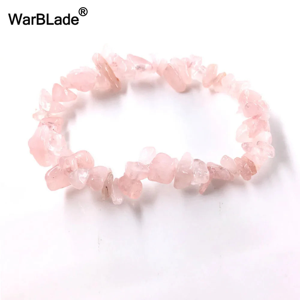 What the Stone Knows — Crystal Chip Stretch Bracelets