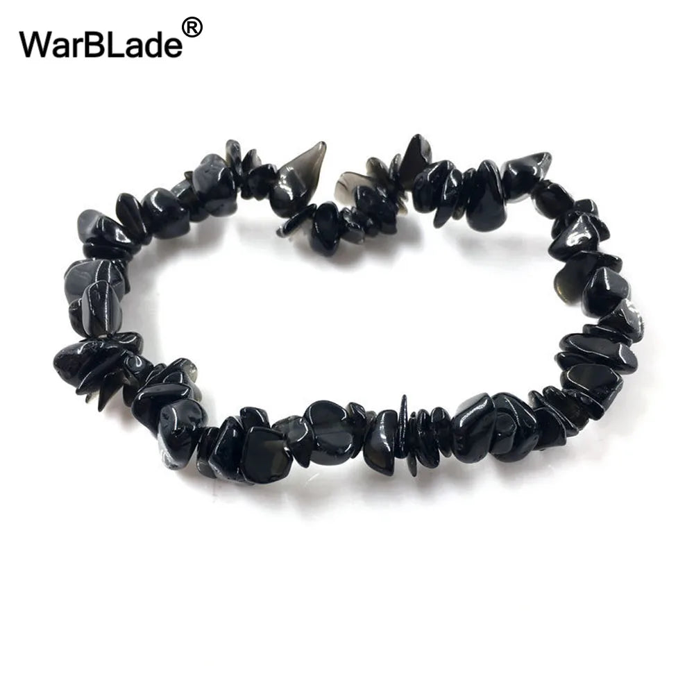 What the Stone Knows — Crystal Chip Stretch Bracelets