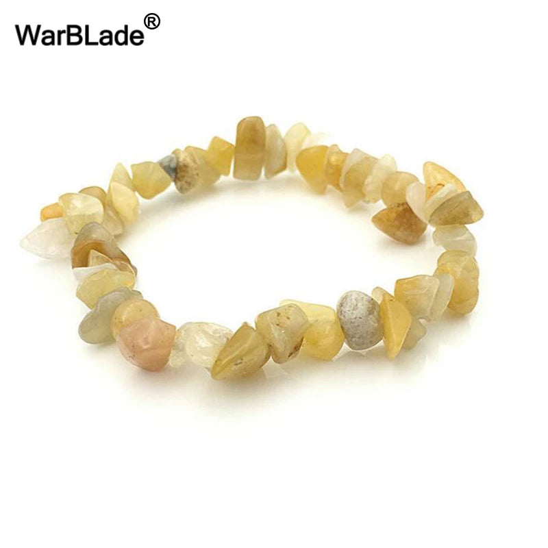 What the Stone Knows — Crystal Chip Stretch Bracelets