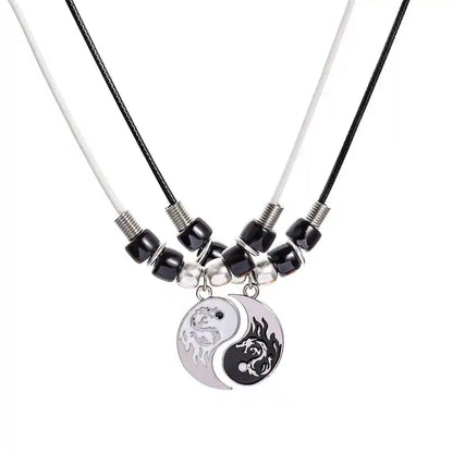 Paired Pendants Tao Necklace for Couples - Pedlar's Attic