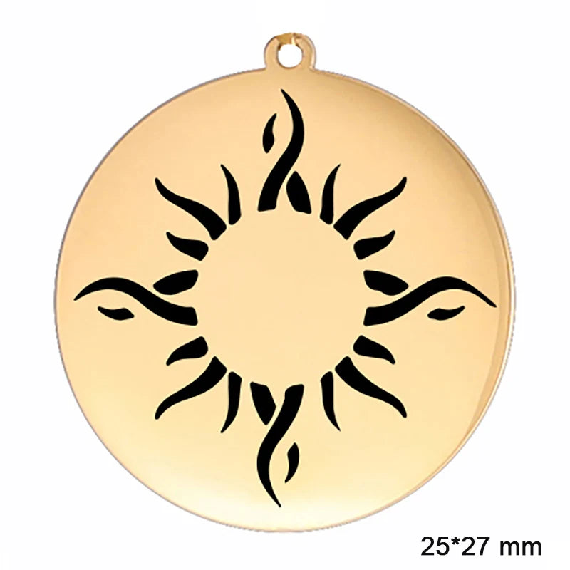 The Kolovrat — Slavic Sun Wheel Pendant