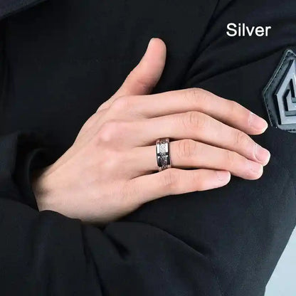 21 Colors 8mm Men's Stainless Steel Celtic Dragon Ring - Pedlar's Attic