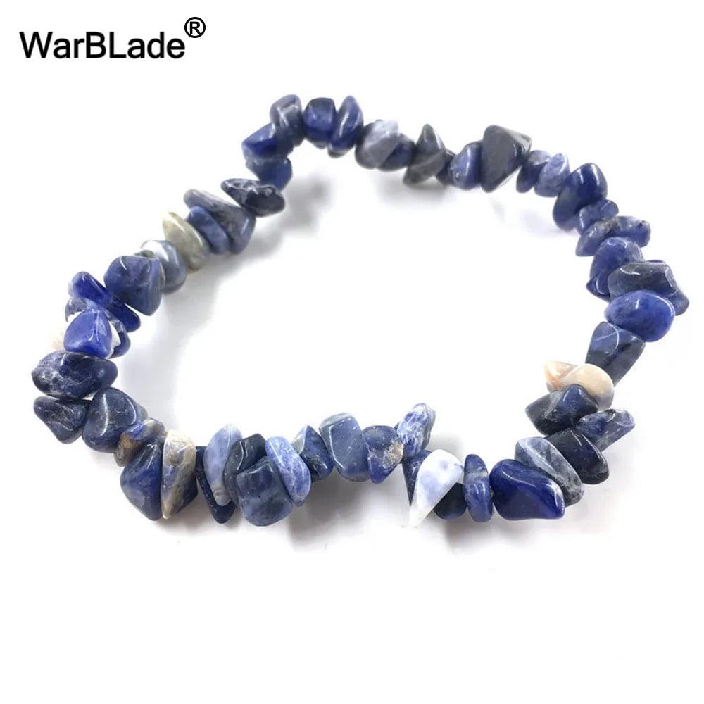 What the Stone Knows — Crystal Chip Stretch Bracelets
