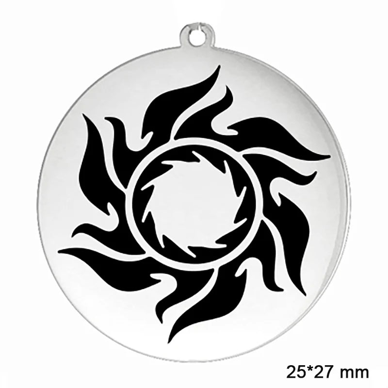 The Kolovrat — Slavic Sun Wheel Pendant