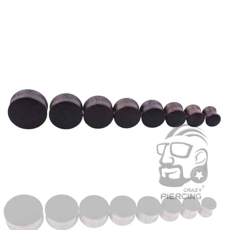 2pcs Wood Flesh Ear Plugs Tunnels Ear Piercings Earlets Saddle Woodern Earring Expander Gauge Double Flare Body Jewelry Piercing