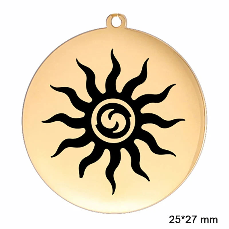 The Kolovrat — Slavic Sun Wheel Pendant