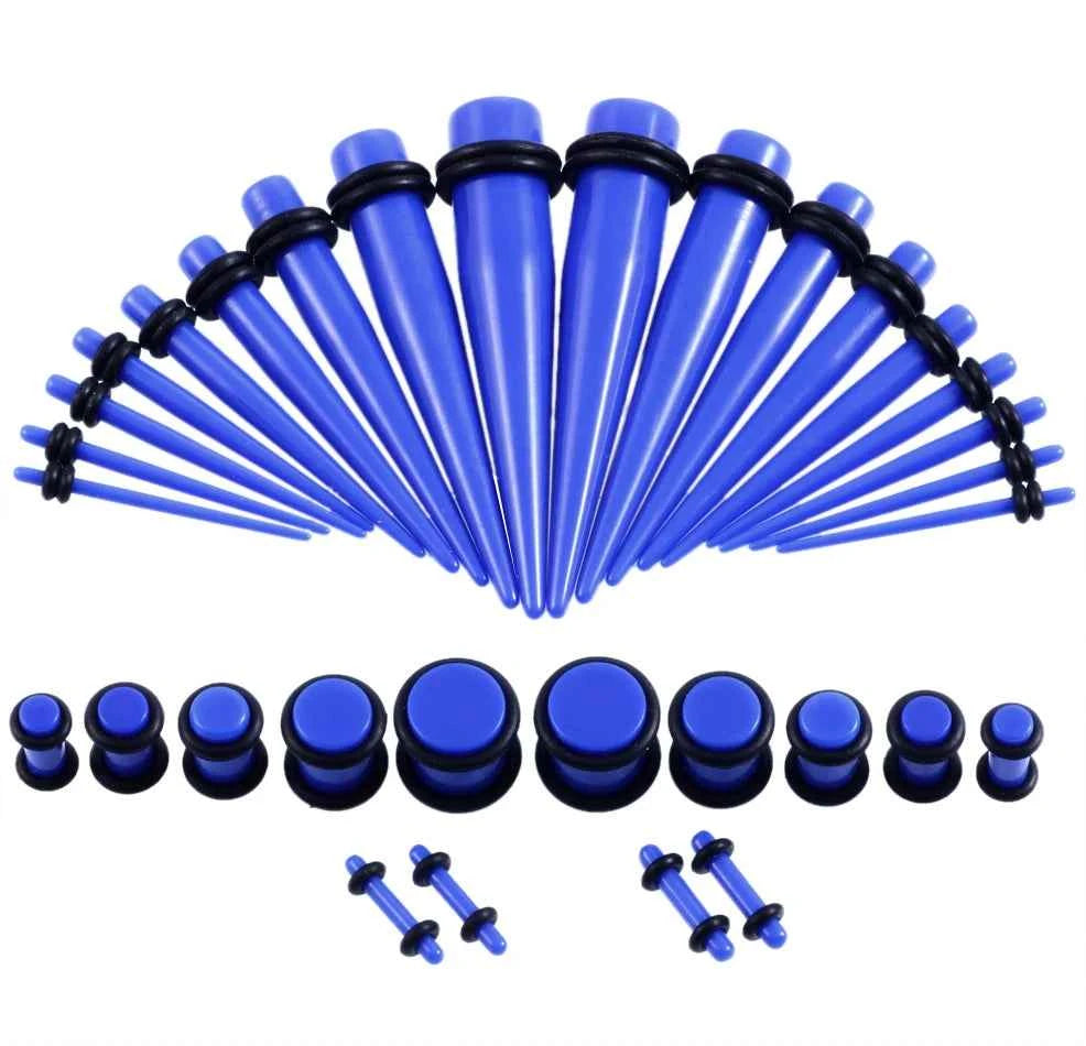 36pcs/lot Acrylic Ear Gauge Taper and Plug Stretching Kits - Pedlar's Attic