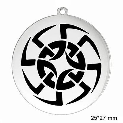 The Kolovrat — Slavic Sun Wheel Pendant