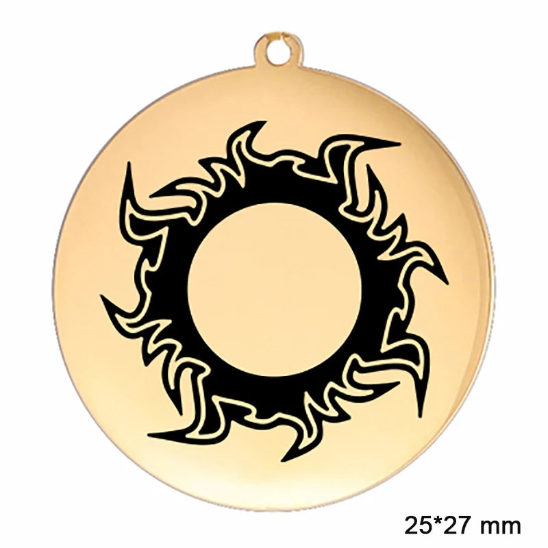 The Kolovrat — Slavic Sun Wheel Pendant