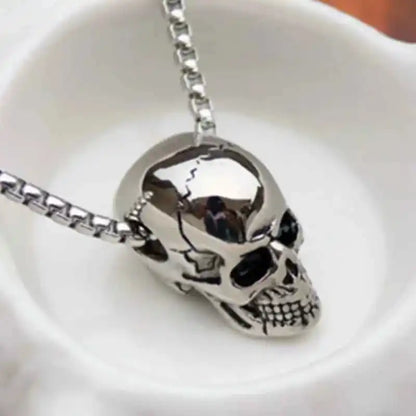 Skull Pendant Chain - Pedlar's Attic