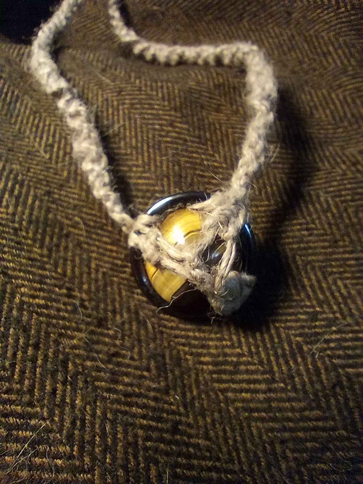 The Tiger's Eye. Hemp Art - Pedlar's Attic