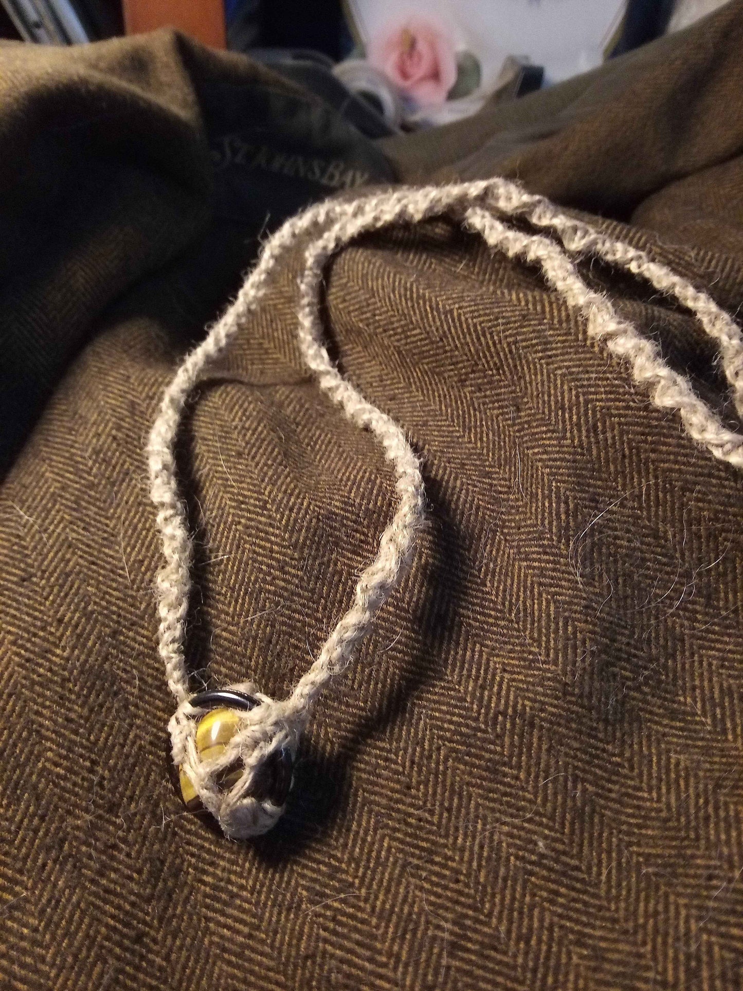 The Tiger's Eye. Hemp Art - Pedlar's Attic