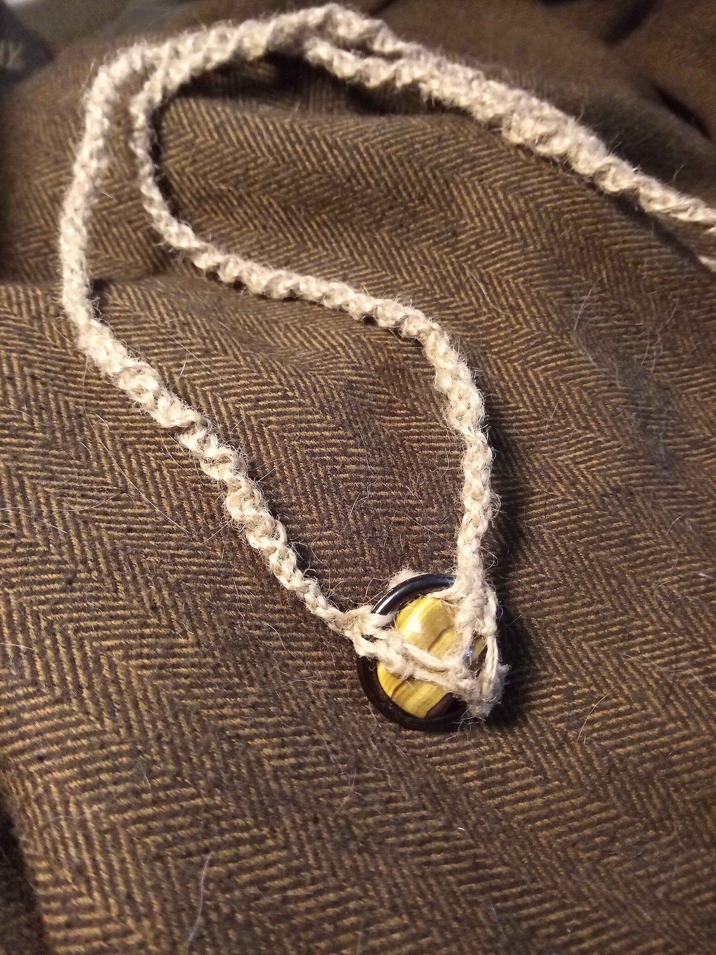 The Tiger's Eye. Hemp Art - Pedlar's Attic