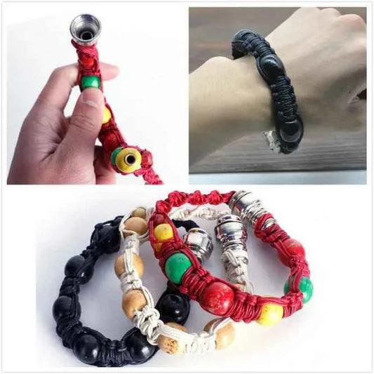 Portable Metal Bracelet Smoking Pipe 3 Colors Gift for both man and women GYH - Pedlar's Attic