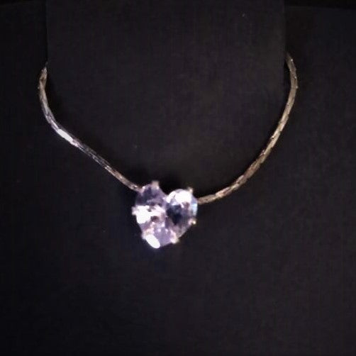 White Jewel Heart