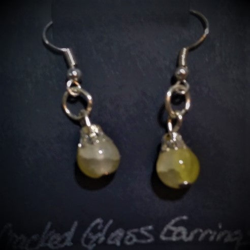 Cracked Glass Earrings