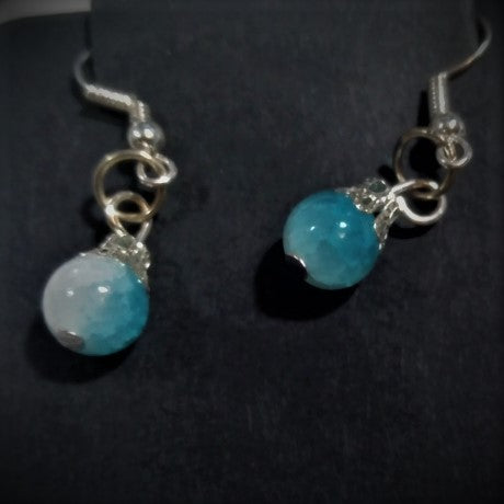 Cracked Glass Earrings
