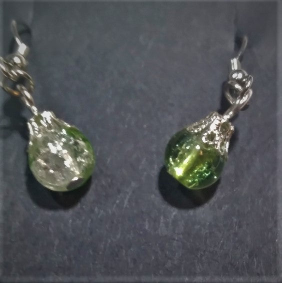 Cracked Glass Earrings
