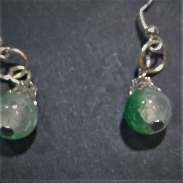Cracked Glass Earrings