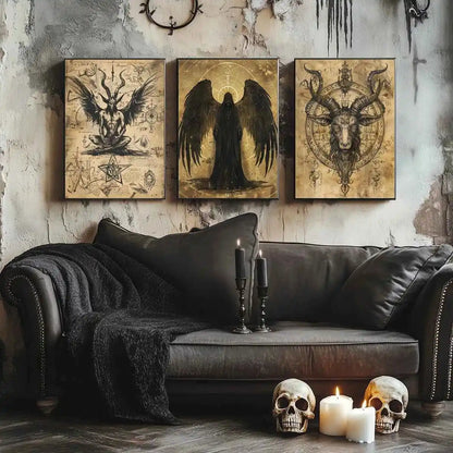 Frameless Gothic Wall Art - Pedlar's Attic