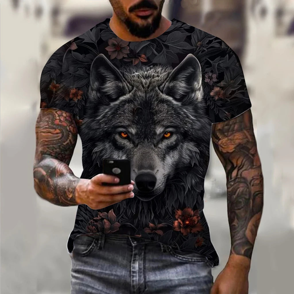 The Wolfsong Portraits — 3D Wolf Graphic Tee