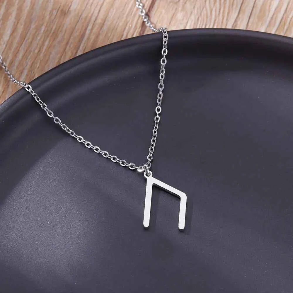 Norse Runic Pendant Viking Rune Layering Necklace