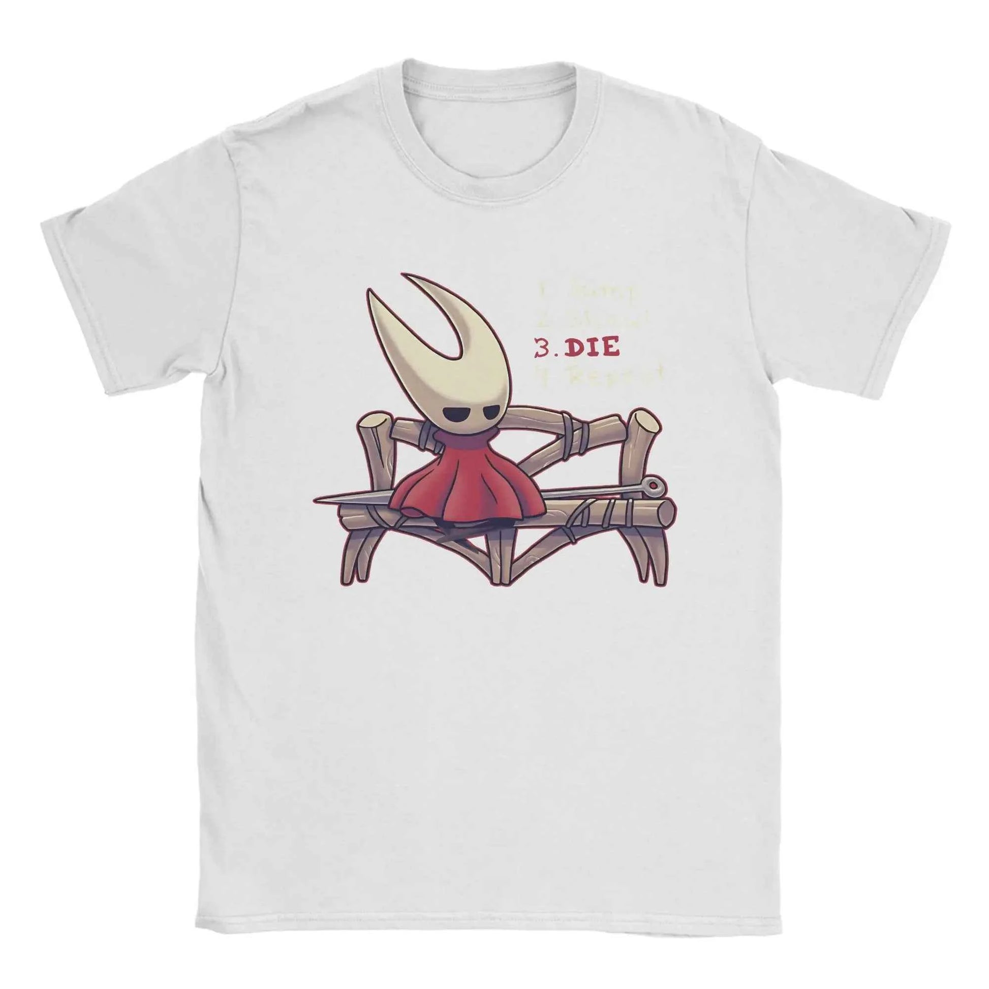 Hornet Shaw Silksong T Shirt Summer Hollow Knight Trending T Shirts Male 100% Cotton Crew Neck Plus Size Top Tees Funny Tshirt