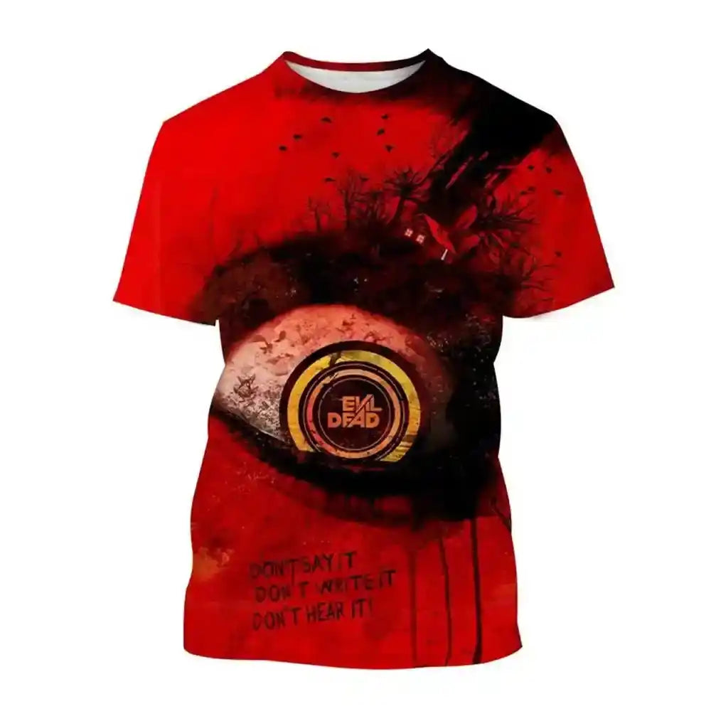 Deadite Rising – Evil Dead 3D Horror Print Tee