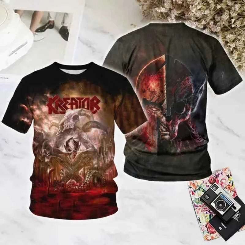 KREATOR Band 3d Print T-shirts various styles