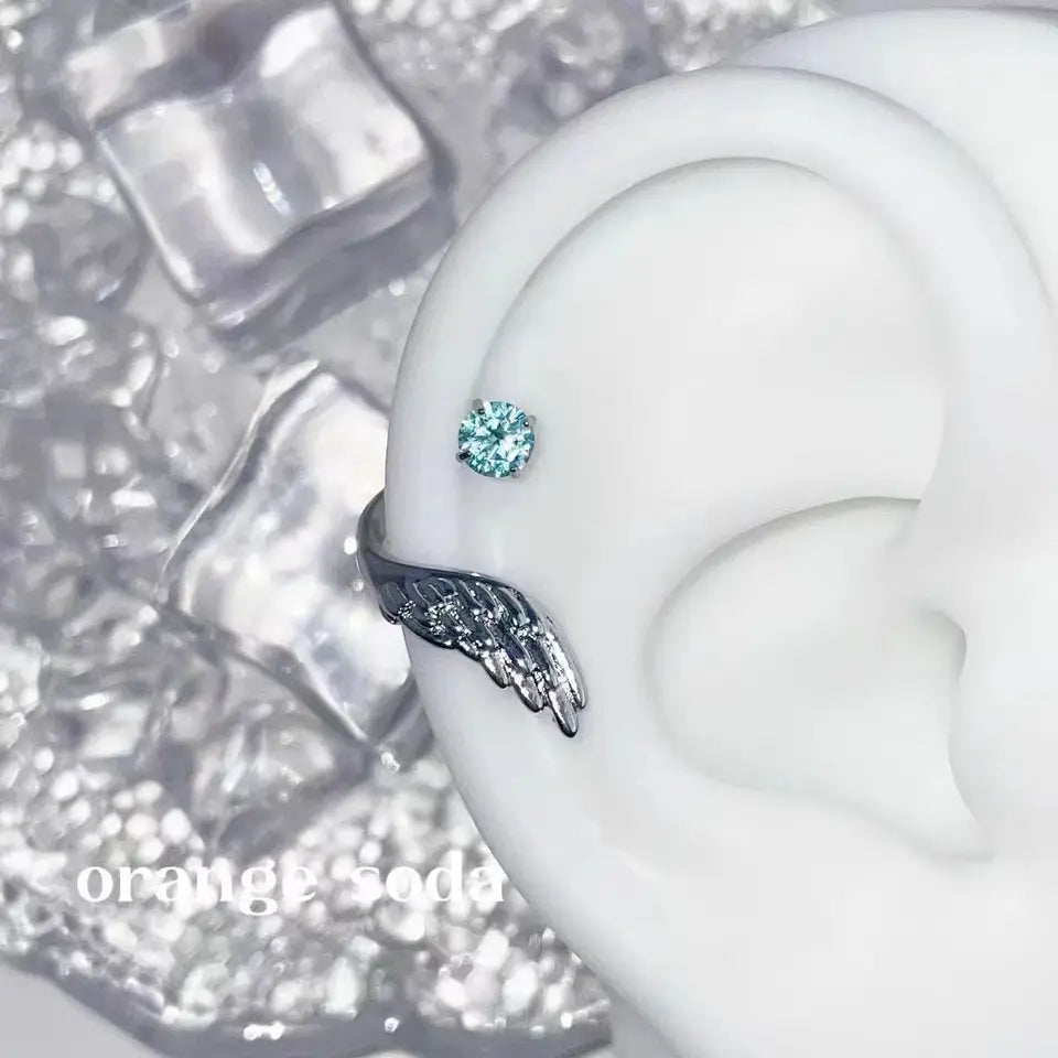 Whisper of Wings — Zircon Wing Ear Cuff