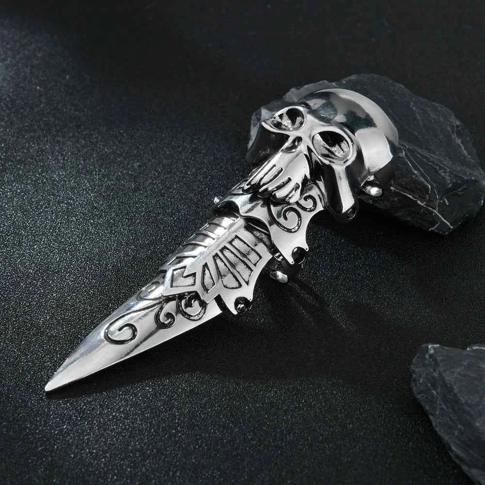 Dragon Eagle Skull Joint Knuckle Full Finger Claw Ring