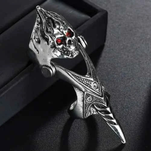 Dragon Eagle Skull Joint Knuckle Full Finger Claw Ring