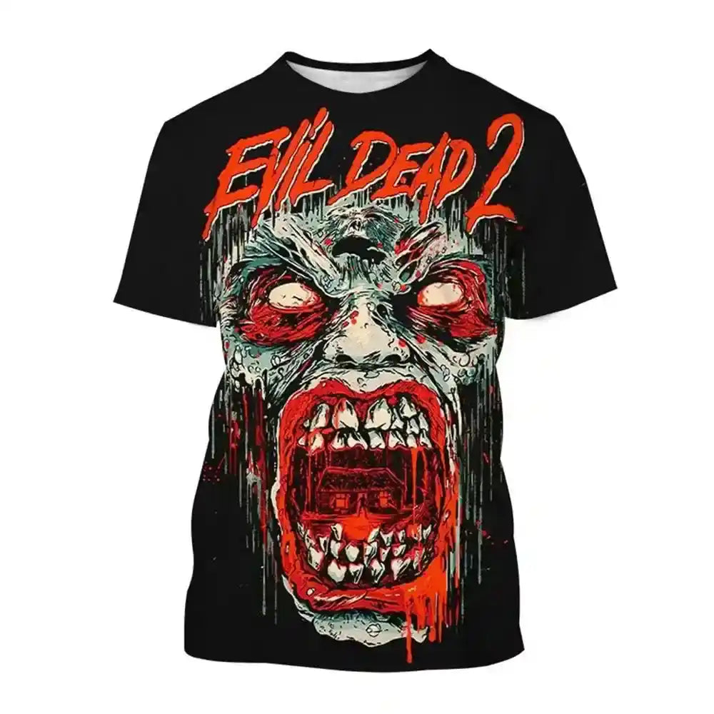 Deadite Rising – Evil Dead 3D Horror Print Tee