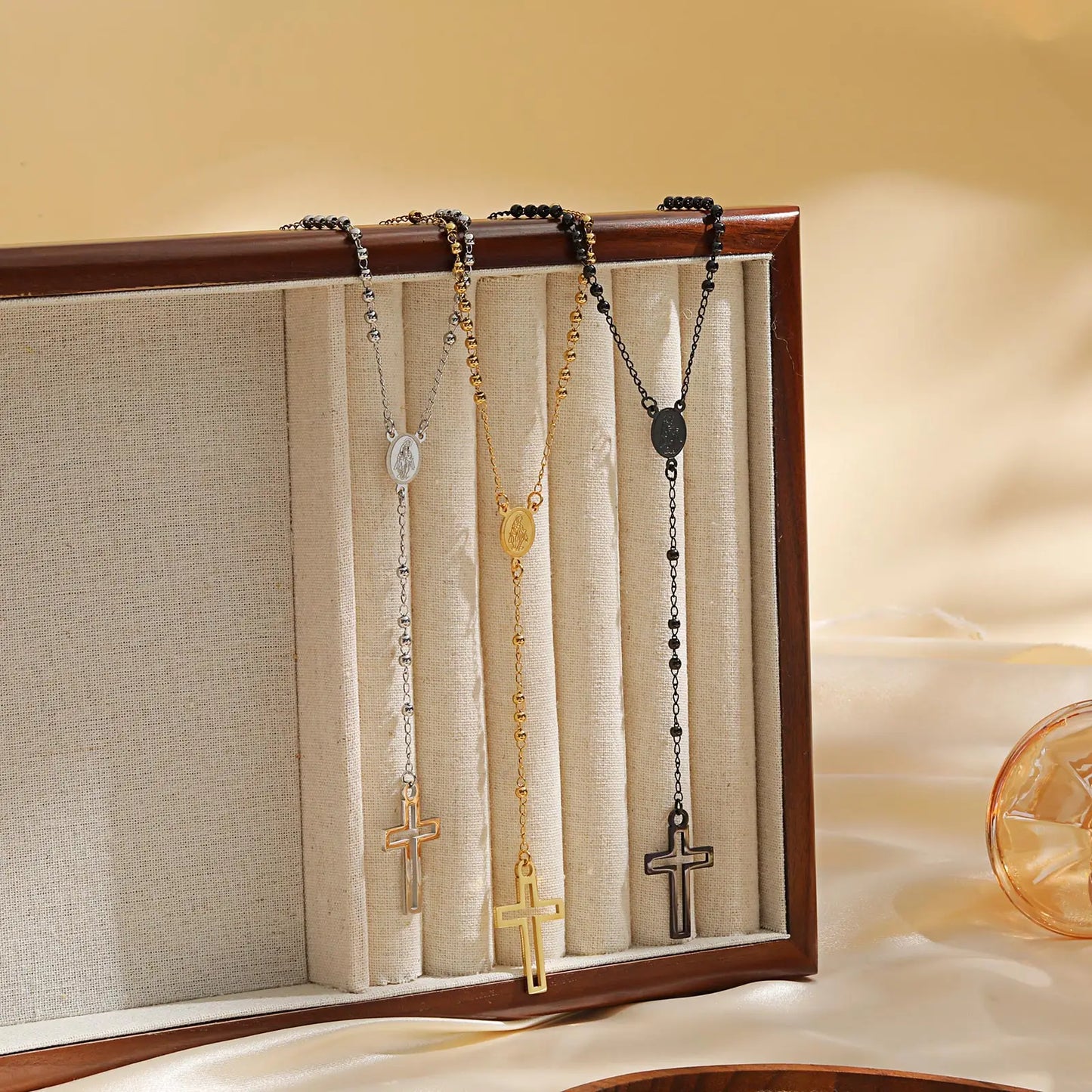 The Maria Cross — Rosary Pendant Necklace from the High Monastery