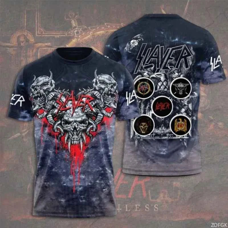 3D T-Shirts -multiple styles! SLAYER! Men's T-shirts