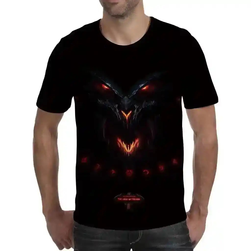 Luminous Angel – Fluorescent 3D Print Unisex Tee