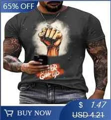 3D men's jersey summer new sports and leisure
