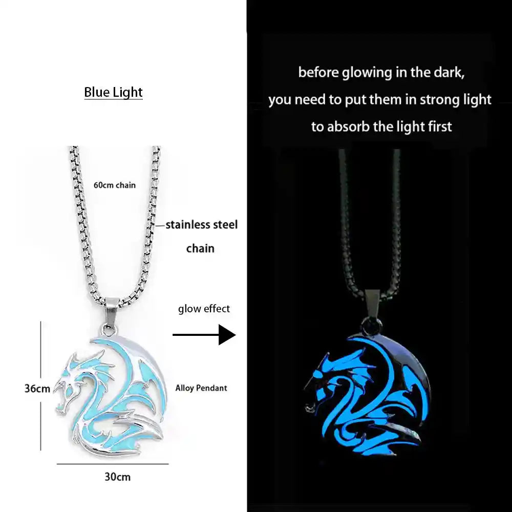 Luminous Glow Necklaces! Assorted Dragons and More! - Pedlar's Attic