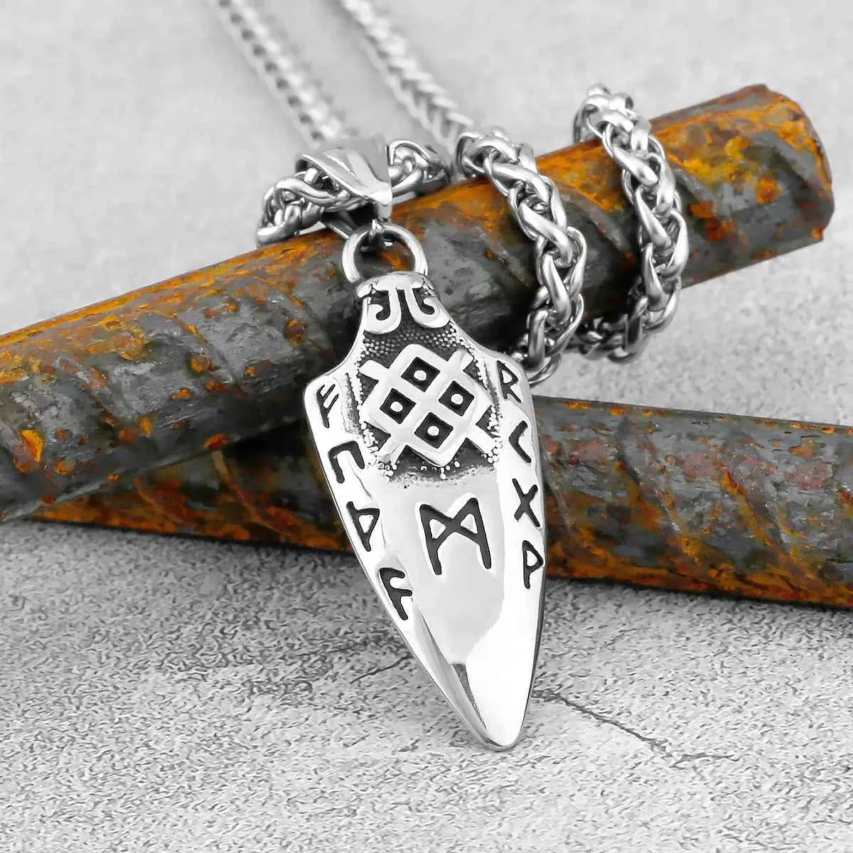 Norse Runes Odin's Spear Necklaces