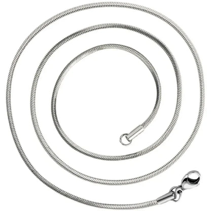 Ashen Veil Snake Chain — 925 Sterling Silver