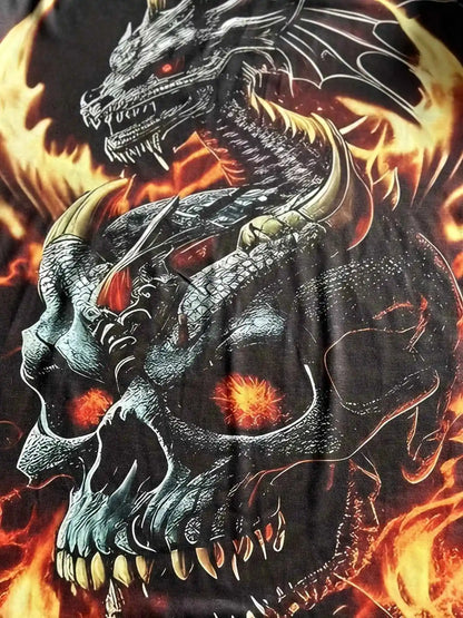 Dragon Print T-shirt 3 - Pedlar's Attic