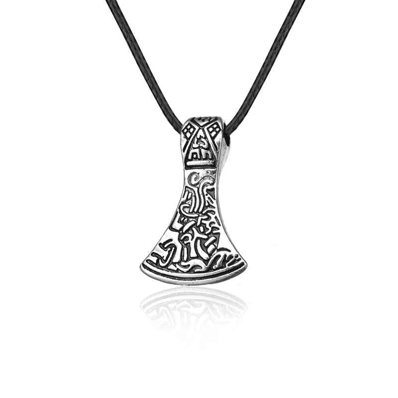 Norse Vikings Thor's Hammer Mjolnir Scandinavian Rune Amulet