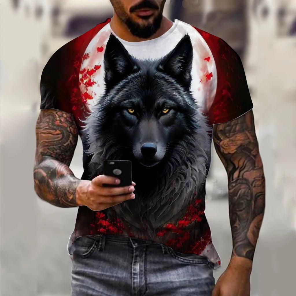 The Wolfsong Portraits — 3D Wolf Graphic Tee